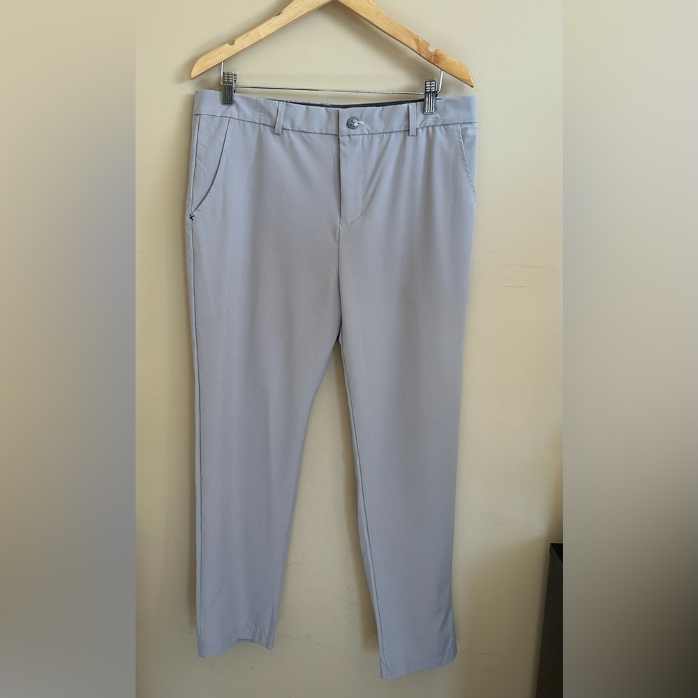 Men's Light Gray X Performance Golf Pants.